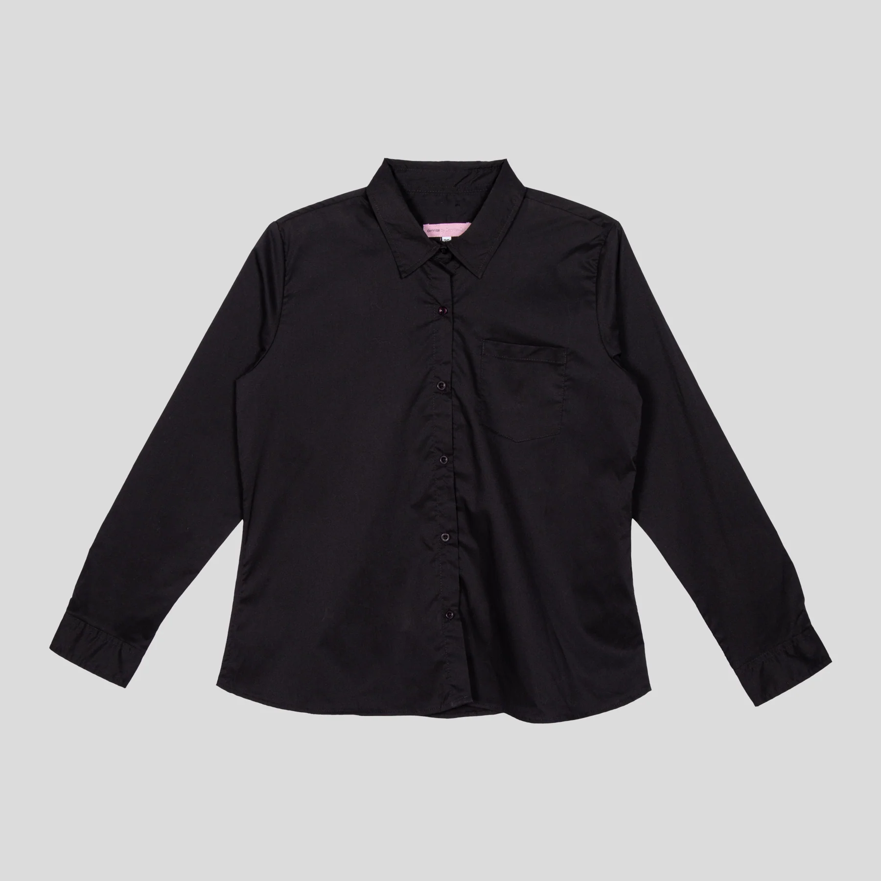 BLUSA VESTIR ML NEGRO T38 RA
