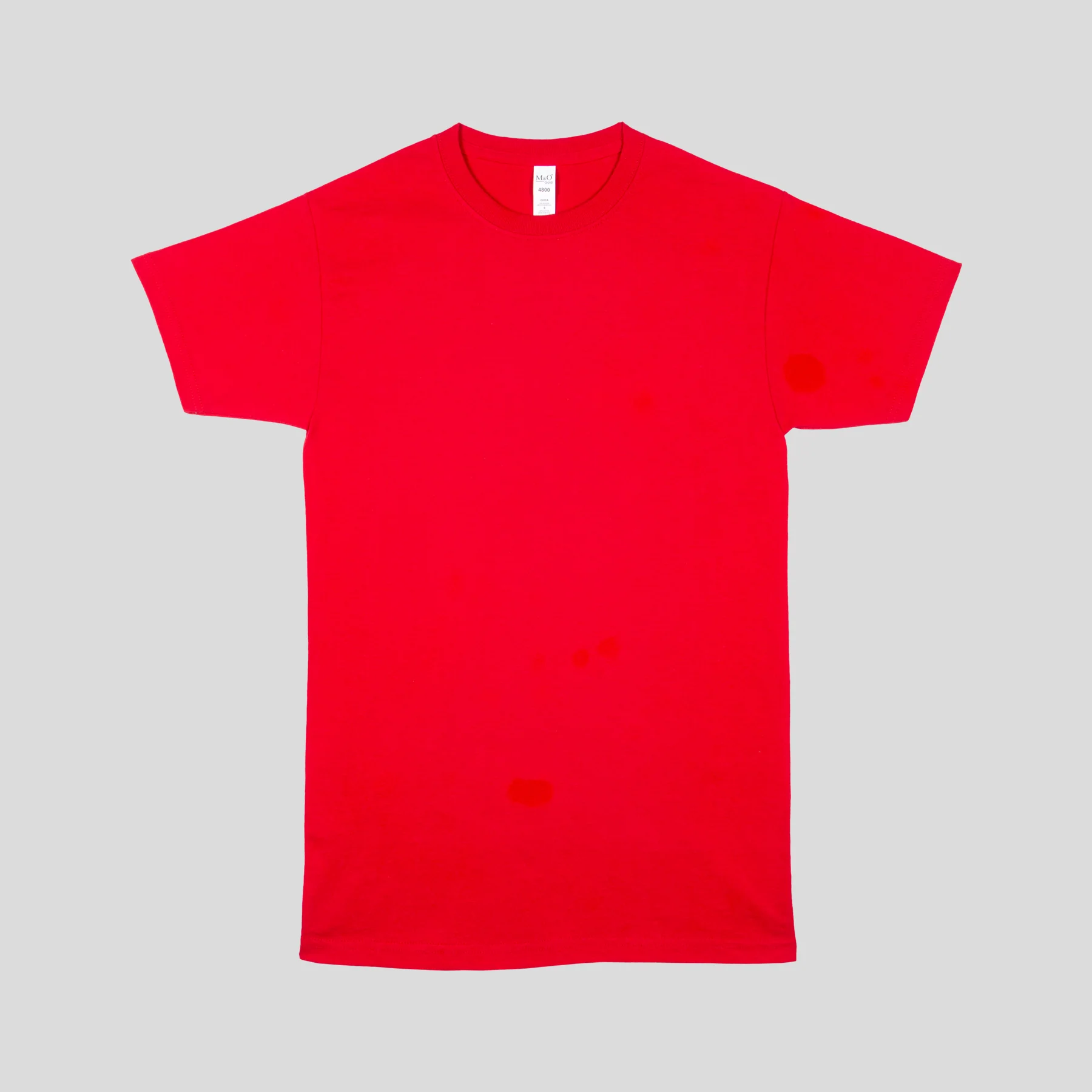 PLAYERA MC CR BASICA ROJO RA